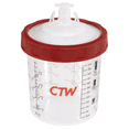 thumbnail image 1 of CTW International CSA-1 100% Stainless Steel Adapter for CTW Disposable Paint Cup System, 1 of 1
