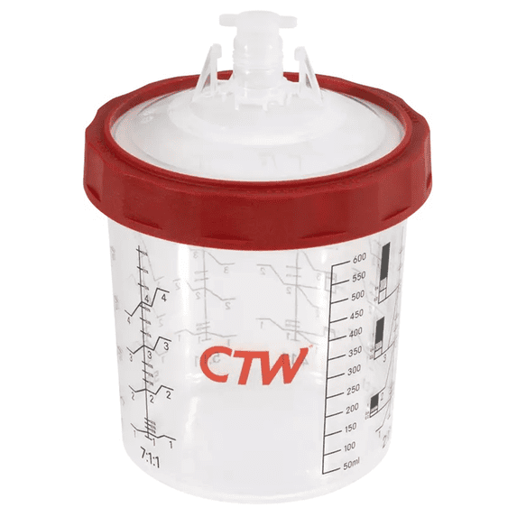 CTW International CSA-1 100% Stainless Steel Adapter for CTW Disposable Paint Cup System