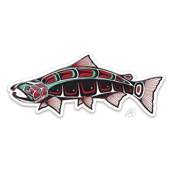 CU Native Coho Decal