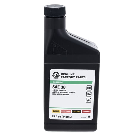 CUB CADET 490-000-F041 SAE 30 Engine Oil 15 oz Bottle SCP100