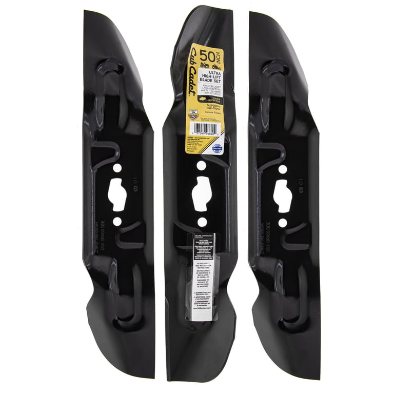 CUB CADET Ultra High-Lift Blade Set, OEM Part 490-110-C193 for 50