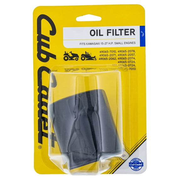 CUB CADET 490-201-0001 Oil Filter RZT 50 54 Enforcer 44 Mowers w/Kawasaki Engine