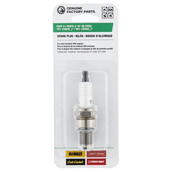 CUB CADET 490-250-F012 Spark Plug Fab XT1 LT46
