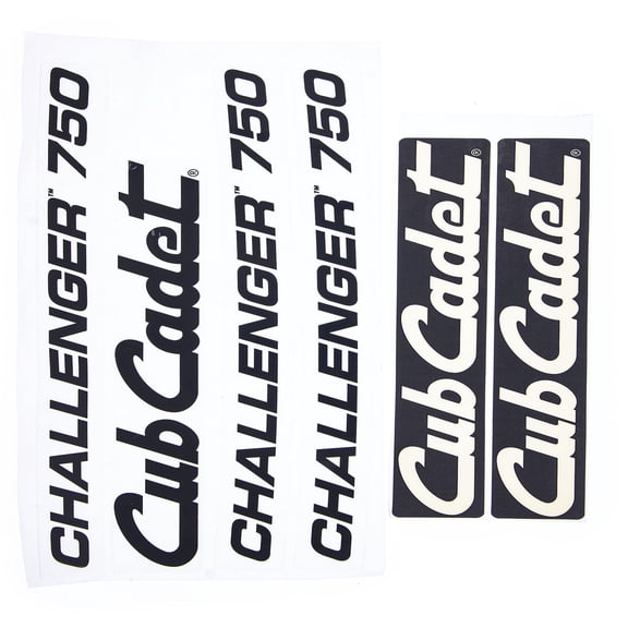 CUB CADET 503-02003P Body Panel Decal Kit Challenger 750 EPS 4x4 Utility Vehicle