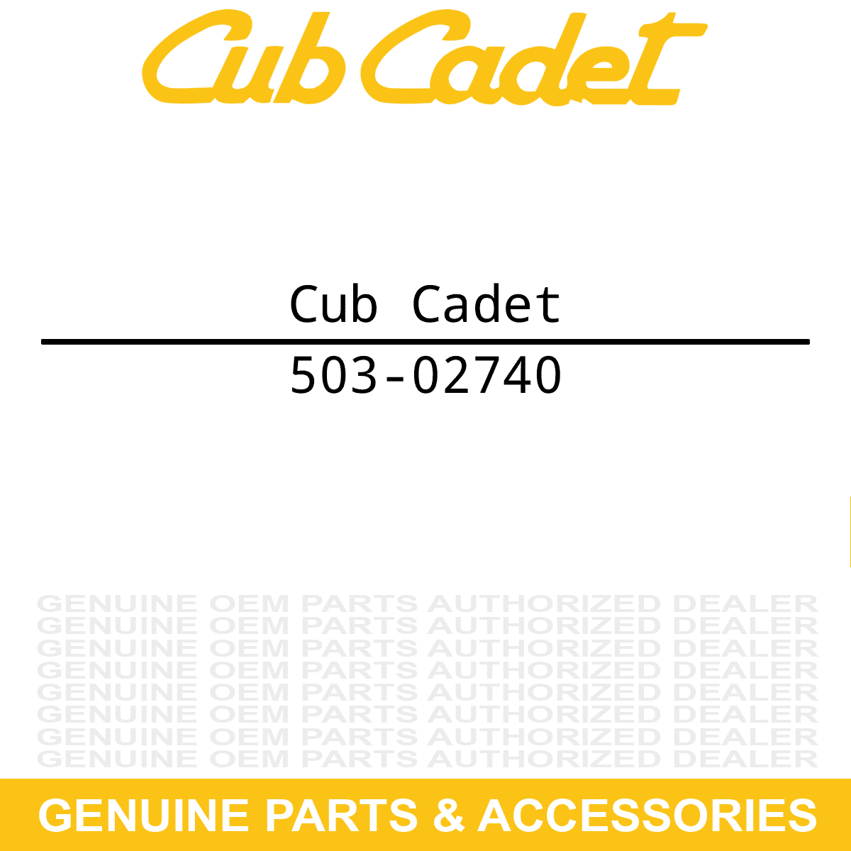 CUB CADET 50302740 Fuse Box Gasket Challenger MX750 MX550 EPS 4x4