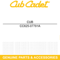 thumbnail image 1 of CUB CADET 625-07791A Electric Module Mini Rider Electric CC30E 625-07791, 1 of 4