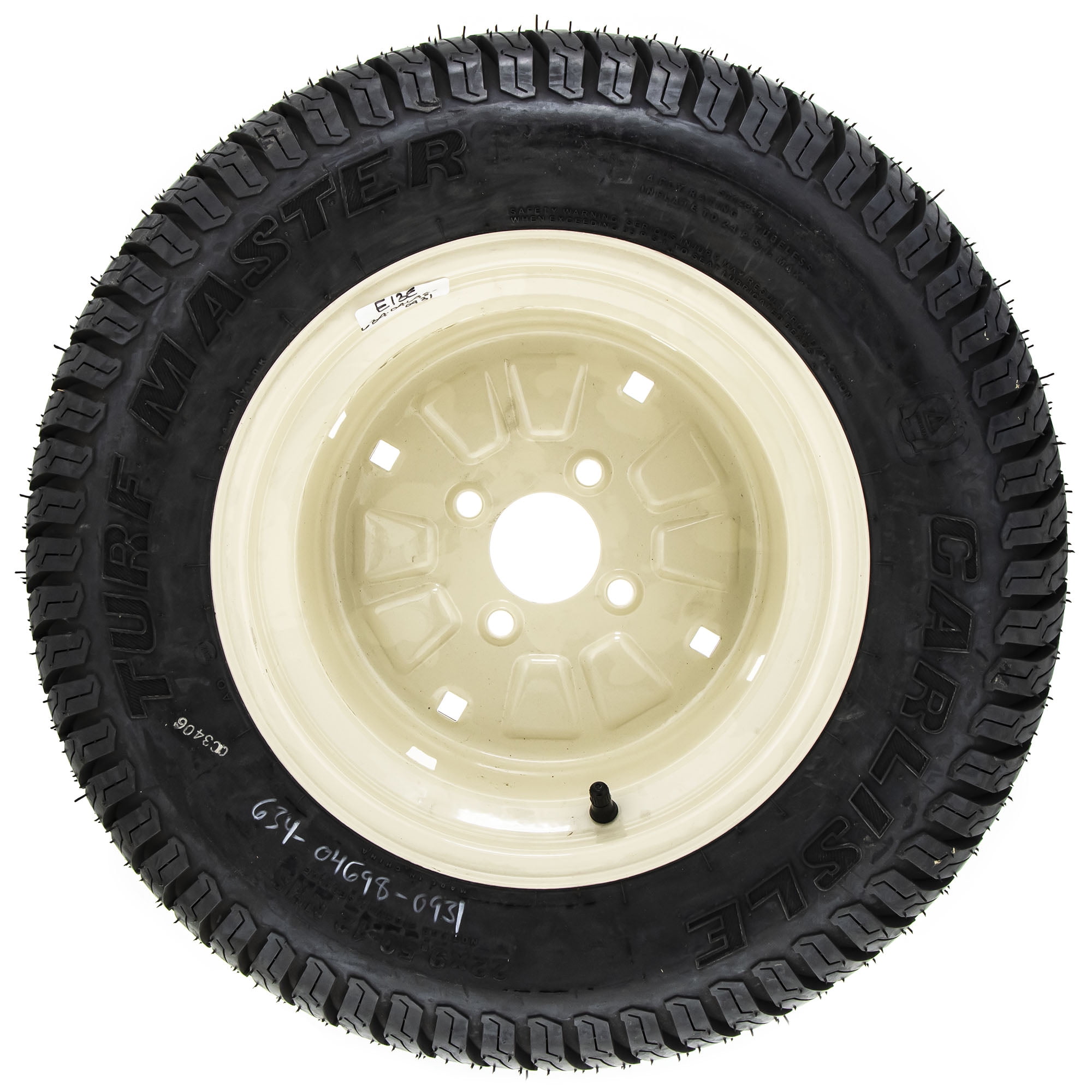 CUB CADET 634-04698-0931 Beige Carlisle 22X9.5X12 Wheel Assembly XT2 GX50 GX54