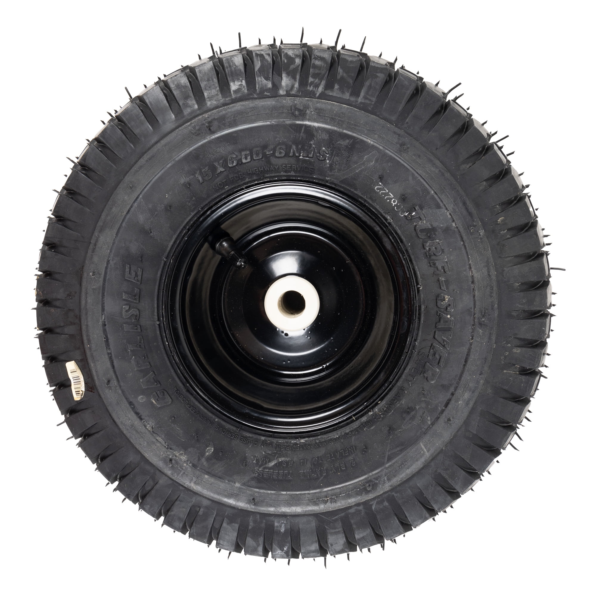 CUB CADET 634Z05149A-0637 Powder Black Wheel Assembly 15x6x6