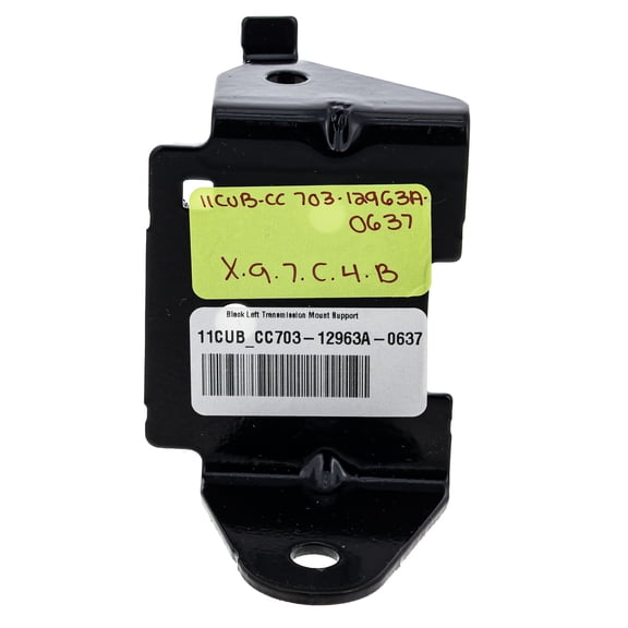 CUB CADET 703-12963A-0637 Black Left Transmission Mount Support Ultima ZTS1 ZTS2