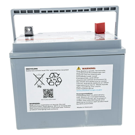 CUB CADET 725P17130 Battery 230 Cca Agm U1 280 Pro 600 KW FAB XT2-LX42 636