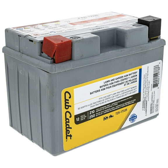 CUB CADET 725P17335 Battery 210cca 11AHR Ultima ZT1 ZT2 ZTS1 ZTS2 ZTX4 ZTX5 ZTX6