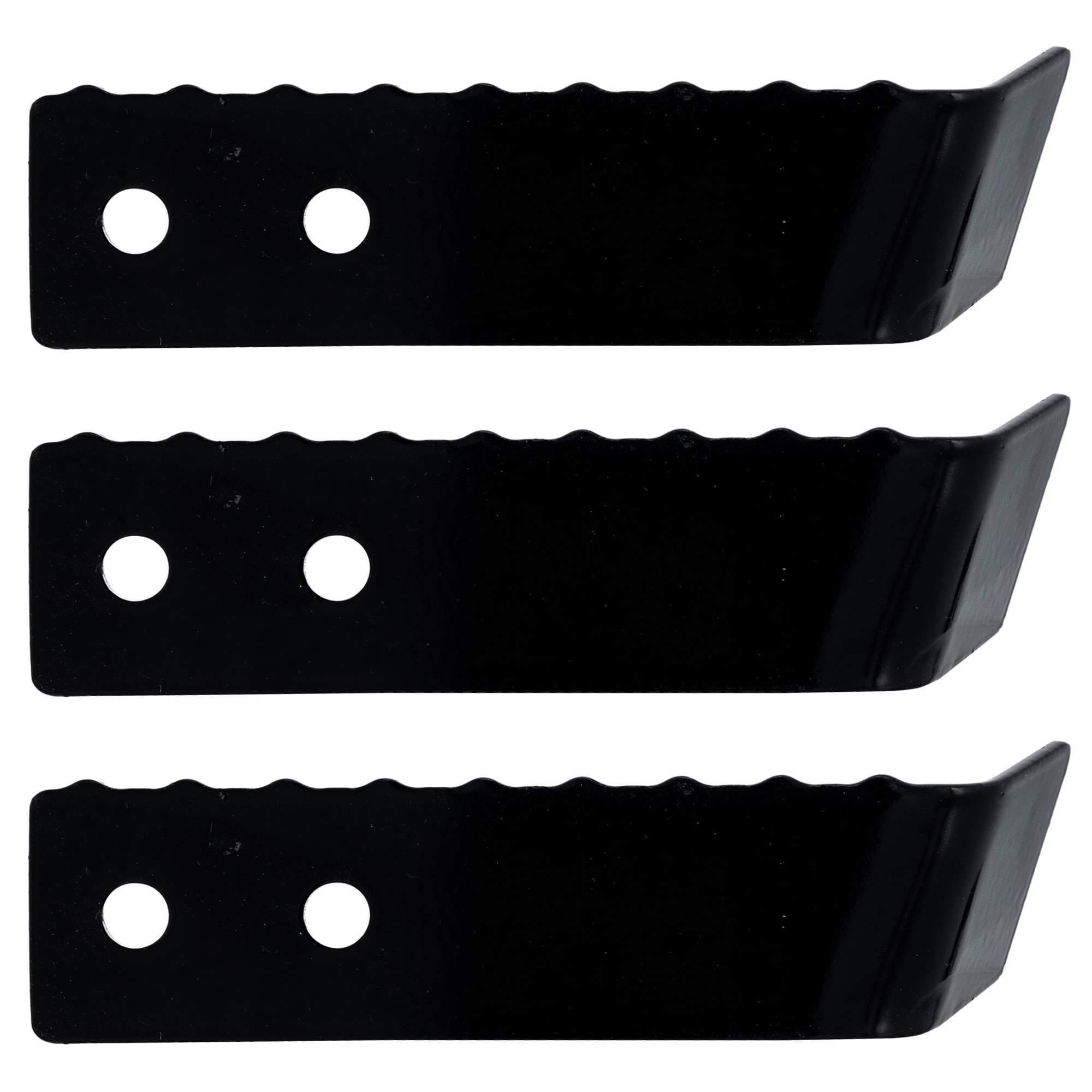 CUB CADET 742-05076-0637 Powder Black Right Hand Tines 3PK Tiller VT100 Vertical