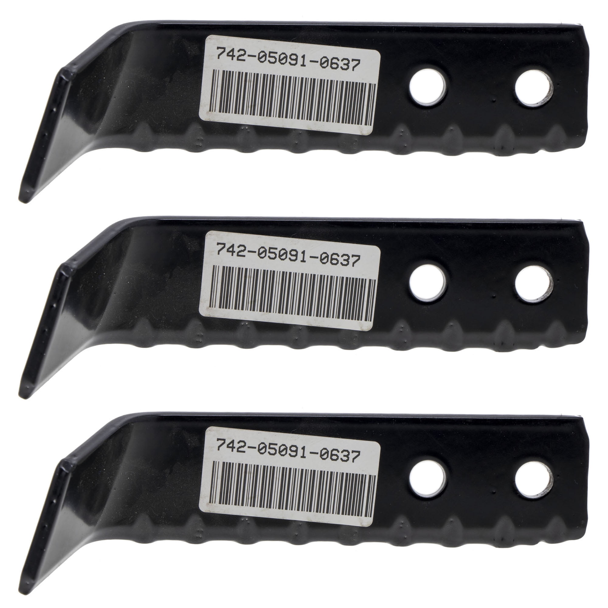 CUB CADET 742-05091-0637 Powder Black Left Hand Tine 3PK Tiller VT100 Vertical