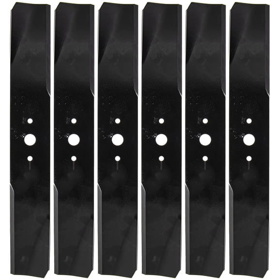 CUB CADET 742-3043-0637 Black Mulching Blades 6-Pack 013 54" Decks Mulching Kit