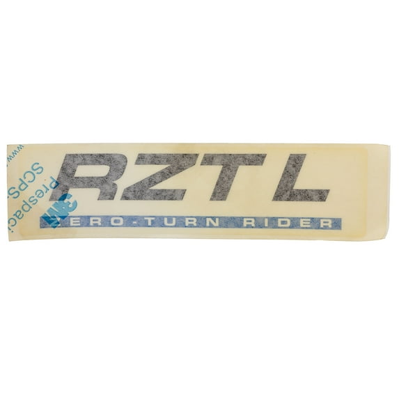CUB CADET 777D22271 Label T L Seat Box RZT L54 L50 L46 L42 L34 FAB