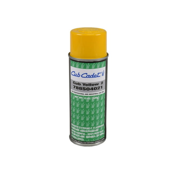 CUB CADET 788S04021 Cub Yellow 2 Spray Paint 12oz Aerosol Spray Paint Can