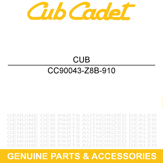 CUB CADET 90043-Z8B-910 Stud Bolt Fan Cover S3B N5B GCV160LA0 GCV160LA Engine