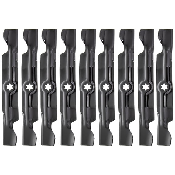 CUB CADET 942-04053C 17.90" High-Lift Blades 9-Pack RZT LT1050 i1050 50" Decks