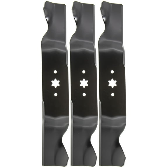 CUB CADET 942-0677B 18.5" High Lift Blades 3-Pack GT1054 GT1554 RZT54 54" Decks