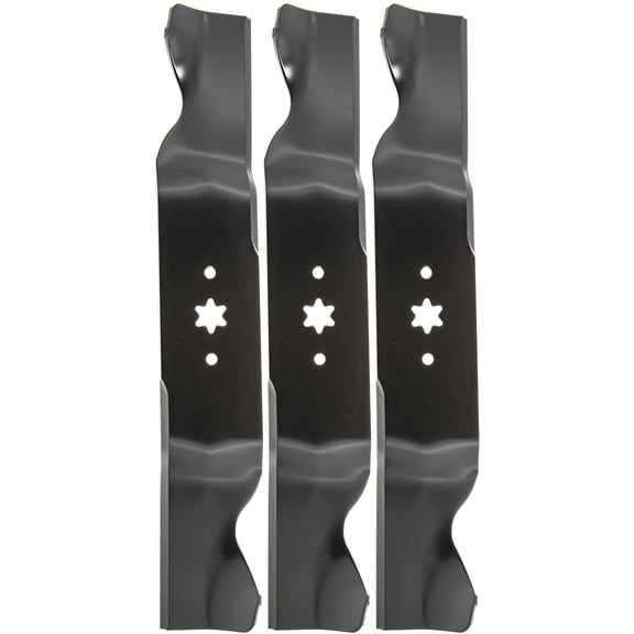 CUB CADET 942-0677B 18.5" High Lift Blades 3-Pack GT1054 GT1554 RZT54 54" Decks