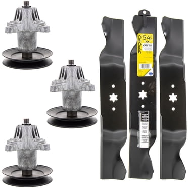 Replacement Blade Spindle For Cub Cadet, MTD, Troy-Bilt, White – Fits RZT54 & More (918-05137)
