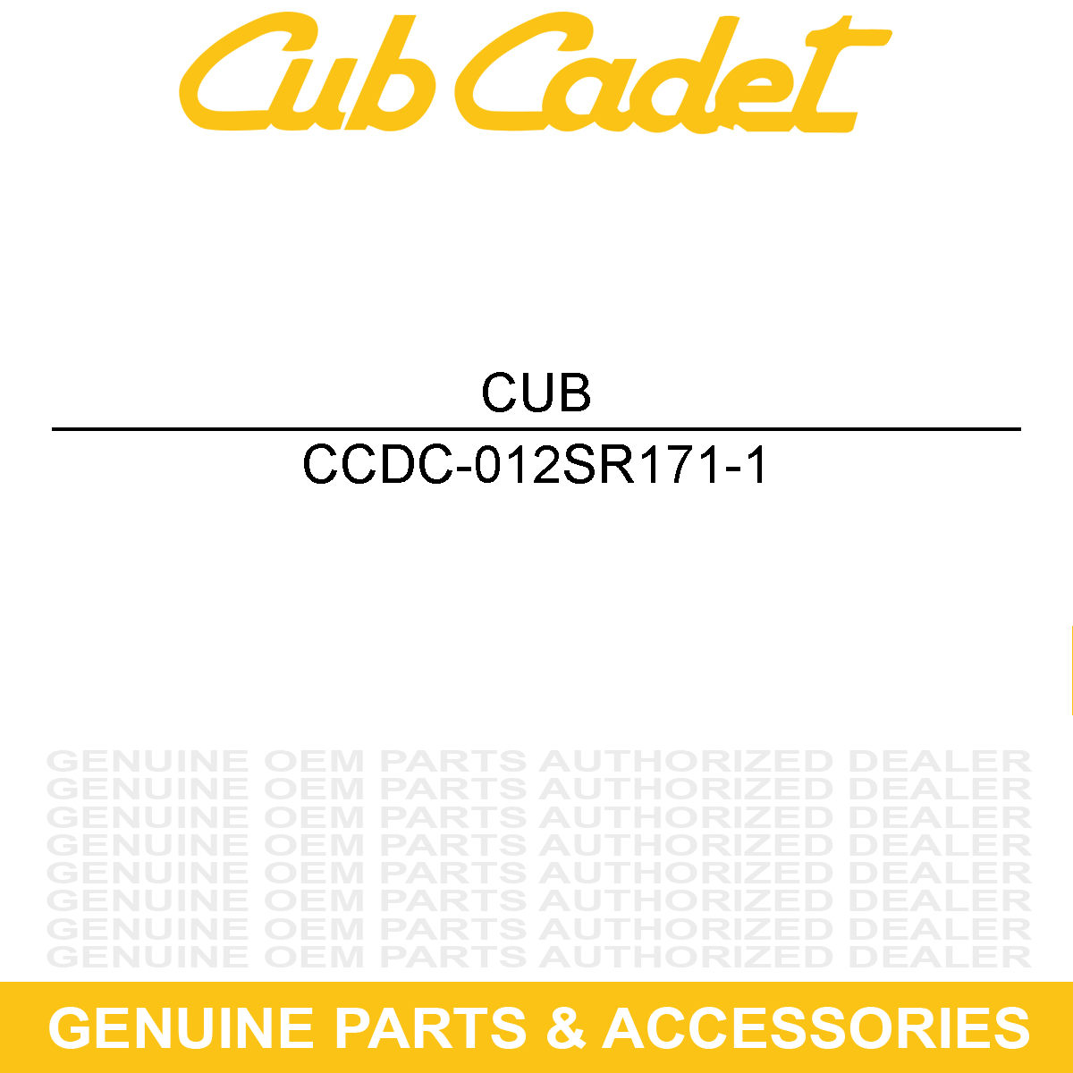 CUB CADET DC-012SR171-1 Rear Axle Shaft Asembly Challenger 4x2 400LX ...