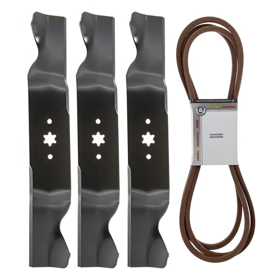 CUB CADET High Lift Blade & Belt Kit RZT-S54 54-Inch Deck 954-04329A 942-0677B