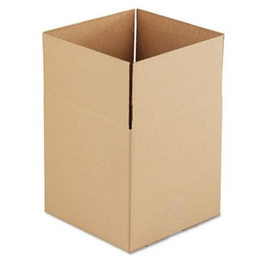 CUBED FIXED-DEPTH CORRUGATED SHIPPING BOXES, REGULAR SLOTTED CONTAINER (RSC), 14" X 14" X 14", BROWN KRAFT, 25/BUNDLE | Bundle of 5 Bundles