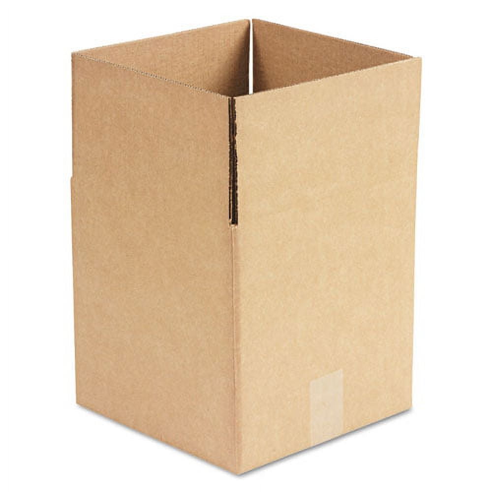 Cubed Fixed-Depth Corrugated Shipping Boxes, Regular Slotted Container (RSC), Large, 10 Cubed Fixed-Depth Corrugated Shipping Boxes, Regular Slotted Container (RSC), Large, 10