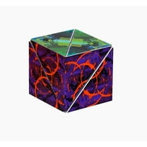 CUBENDI Geometric Origami Puzzle - Infinity Fidget Cube for Adults, Kids & Teens - by Fun in Motion Toys (Ring)