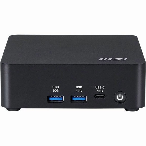 MSI Cubi NUC AI CUBI NUC AI 1UMG-025BUS Barebone System - Mini PC - Intel Core Ultra 5 125H - Intel Chip - IEEE 802.11ax - HDMI - Network (RJ-45) - 2.5 Gigabit Ethernet