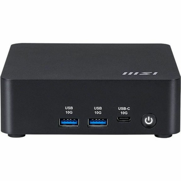 MSI Cubi NUC AI CUBI NUC AI 1UMG-025BUS Barebone System - Mini PC - Intel Core Ultra 5 125H - Intel Chip - IEEE 802.11ax - HDMI - Network (RJ-45) - 2.5 Gigabit Ethernet