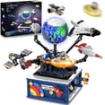 thumbnail image 1 of CUBIMANA Planet Building Block Set, Rotatable Earth Exploration Educational Toys for Kids Aged 6+, 1 of 9