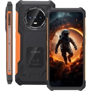 CUBOT KINGKONG ES Rugged Smartphone 6.56-inch HD , 6GB RAM, 128GB ROM, 5100mAh Battery, Android 14Black-Orange