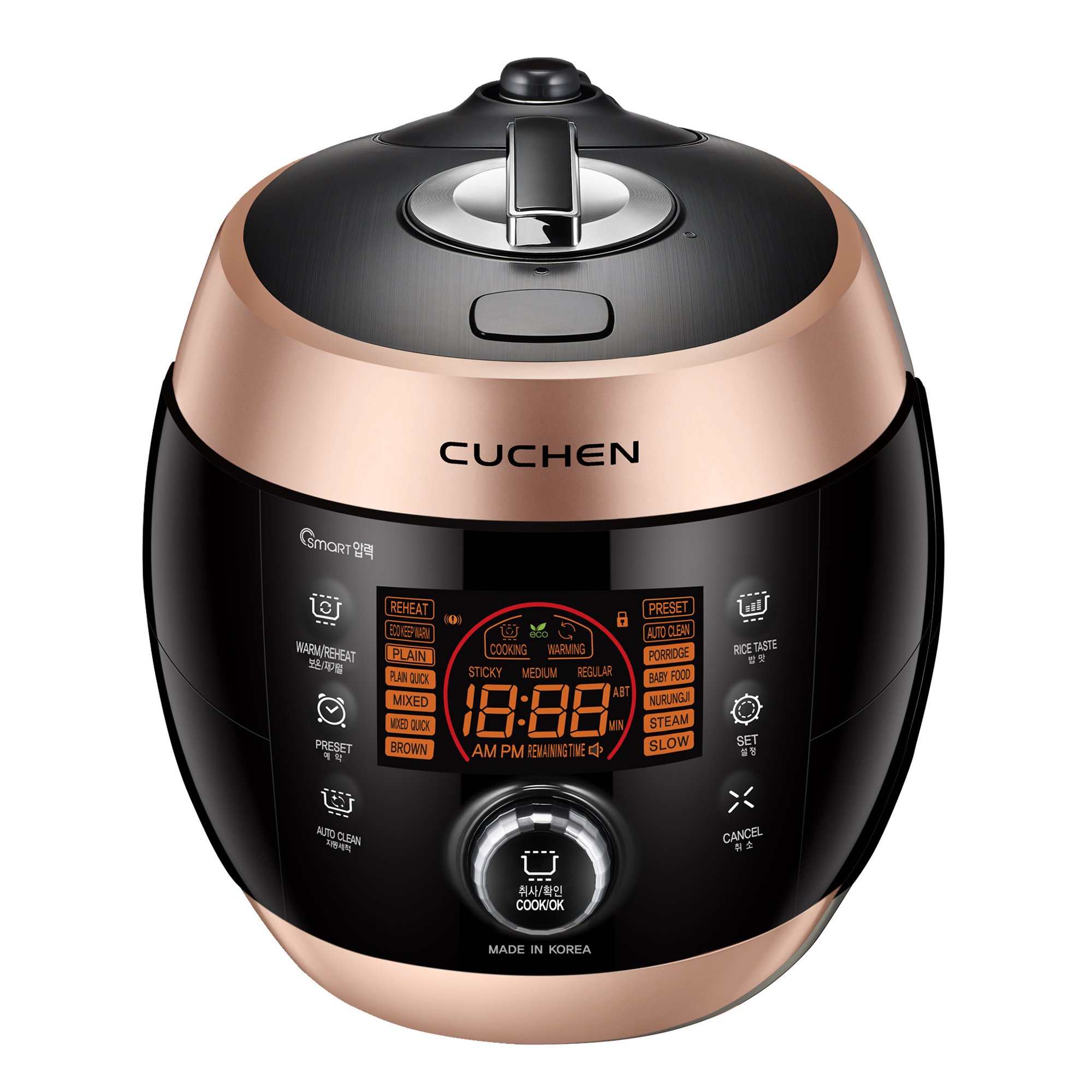 CUCKOO CRPG1015F 10 Cup Electric Pressure Rice Cooker, 120V Pink