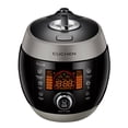 thumbnail image 1 of CUCHEN CJS-FD1004RVUS | Heating Pressure Rice Cooker 10 Cup (Uncooked) | Smart Jog Dial | Auto Steam Clean | Voice Guide | Made in Korea | Black/Dark Silver, 1 of 9