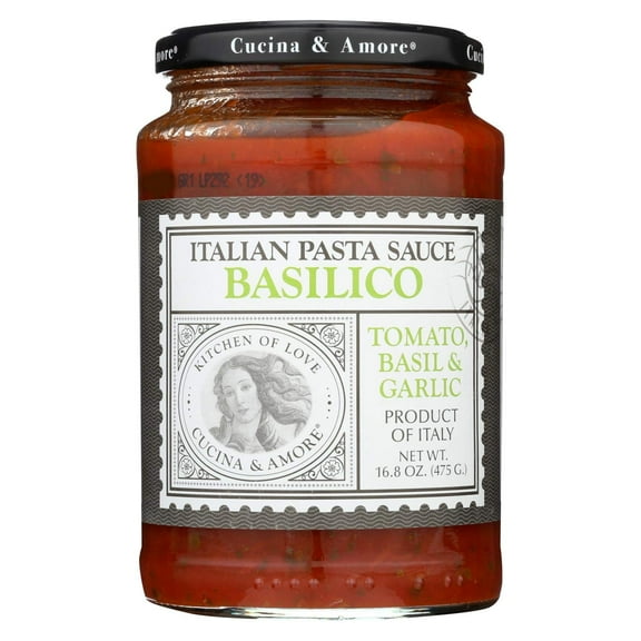 CUCINA & AMORE PASTA SCE TMO KKS1BASIL, 16.8 OZ