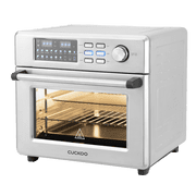 CUCKOO Air Fryer Oven, 18 Menu Modes with 360 Convectional Cooking, Includes 8 Accessories Silver