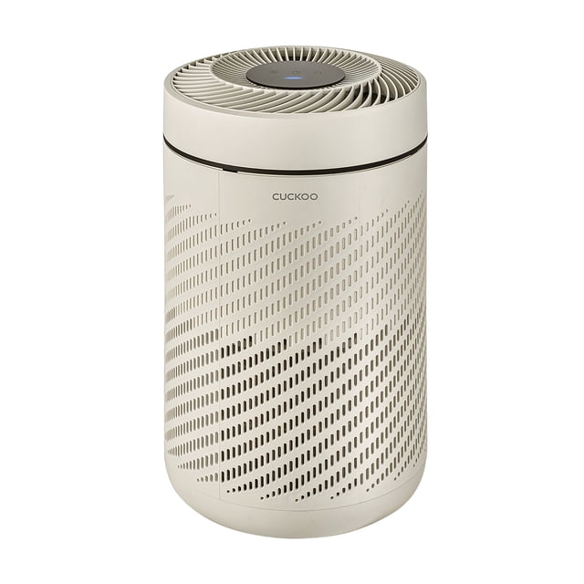 Cuckoo Air Purifier H13 True HEPA, Large 1,108 Sq. Ft. Coverage, Carbon Filter, Auto+ Mode, White (CAC-AB0610FI)