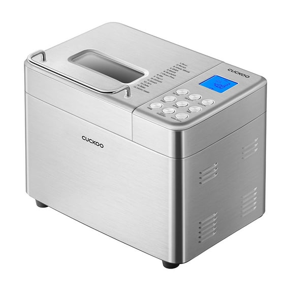 Cuckoo Artisan Pro Bread Maker – Stainless Steel, 17 Menu Options, Auto Fruit & Nut Dispenser, 3 Crust Levels (CBM-AAB101S)