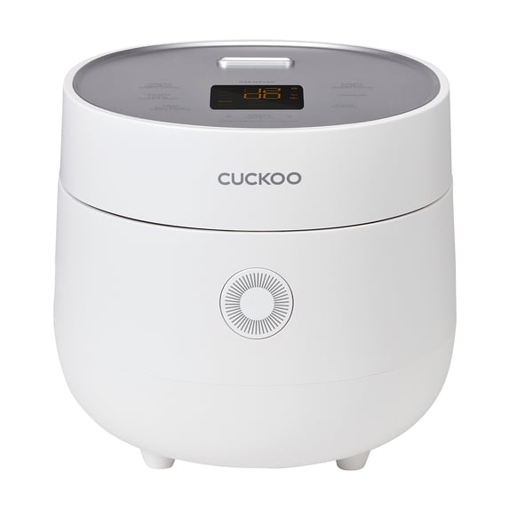 CUCKOO Micom Rice Cooker 3-Cup Uncooked / 6-Cup Cooked with Nonstick Inner Pot, Small Rice Maker with 8 Menu Options, Fuzzy Logic Technology, Auto Clean, Quick Rice Mode, White (CR-0375FW)