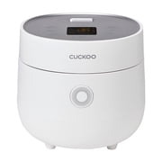 CUCKOO Micom Rice Cooker 3-Cup Uncooked / 6-Cup Cooked with Nonstick Inner Pot, Small Rice Maker with 8 Menu Options, Fuzzy Logic Technology, Auto Clean, Quick Rice Mode, White CR-0375FW