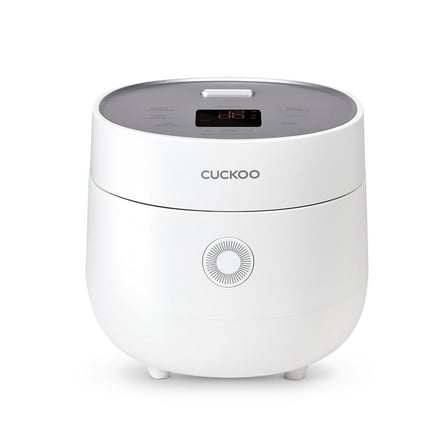 CUCKOO Micom Rice Cooker 3-Cup Uncooked / 6-Cup Cooked with Nonstick Inner Pot, Small Rice Maker with 8 Menu Options, Fuzzy Logic Technology, Auto Clean, Quick Rice Mode, White (CR-0375FW)
