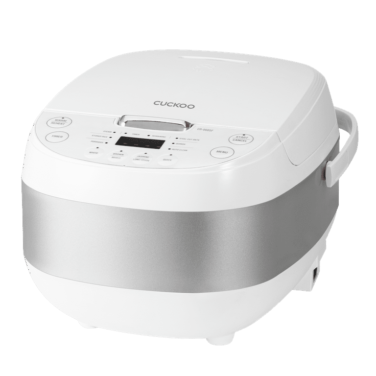 Cuckoo, Rice Cooker & Warmer, CR-0605F, 6-Cup Uncooked - Walmart.com