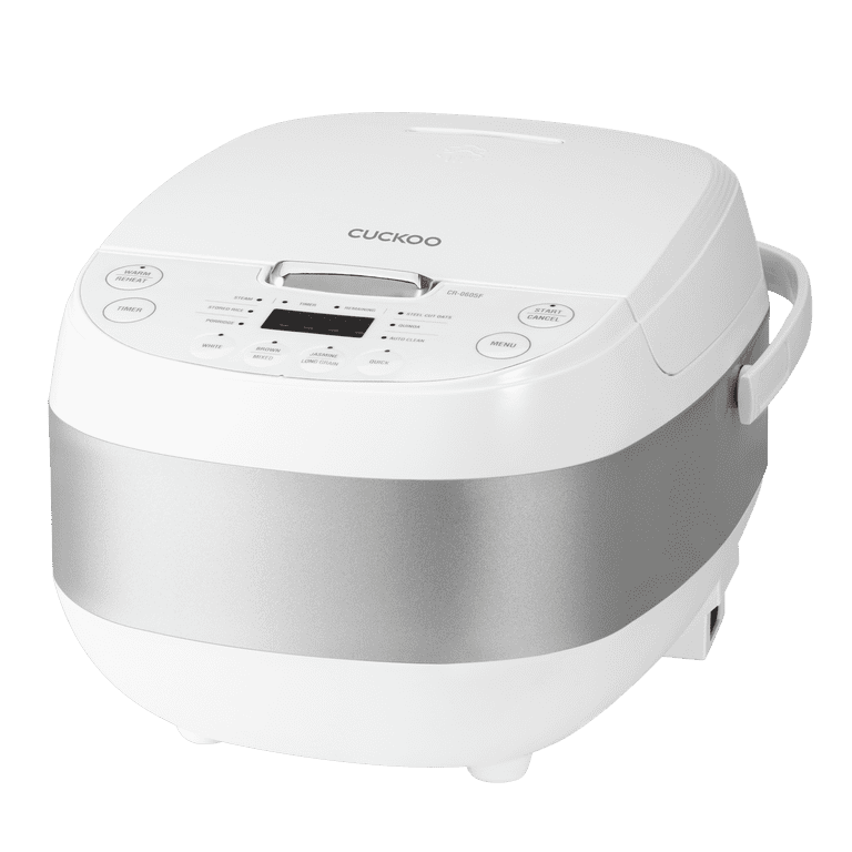 Cuckoo, Rice Cooker & Warmer, CR-0605F, 6-Cup Uncooked - Walmart.com