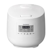CUCKOO Micom Rice Cooker 6 Cup Uncooked / 12 Cup Cooked, Korean Fuzzy Logic Rice Cooker with Steam Tray, Versatile Food Steamer & Warmer with Non-Stick Inner Pot, Rice Maker, White CR-0641F