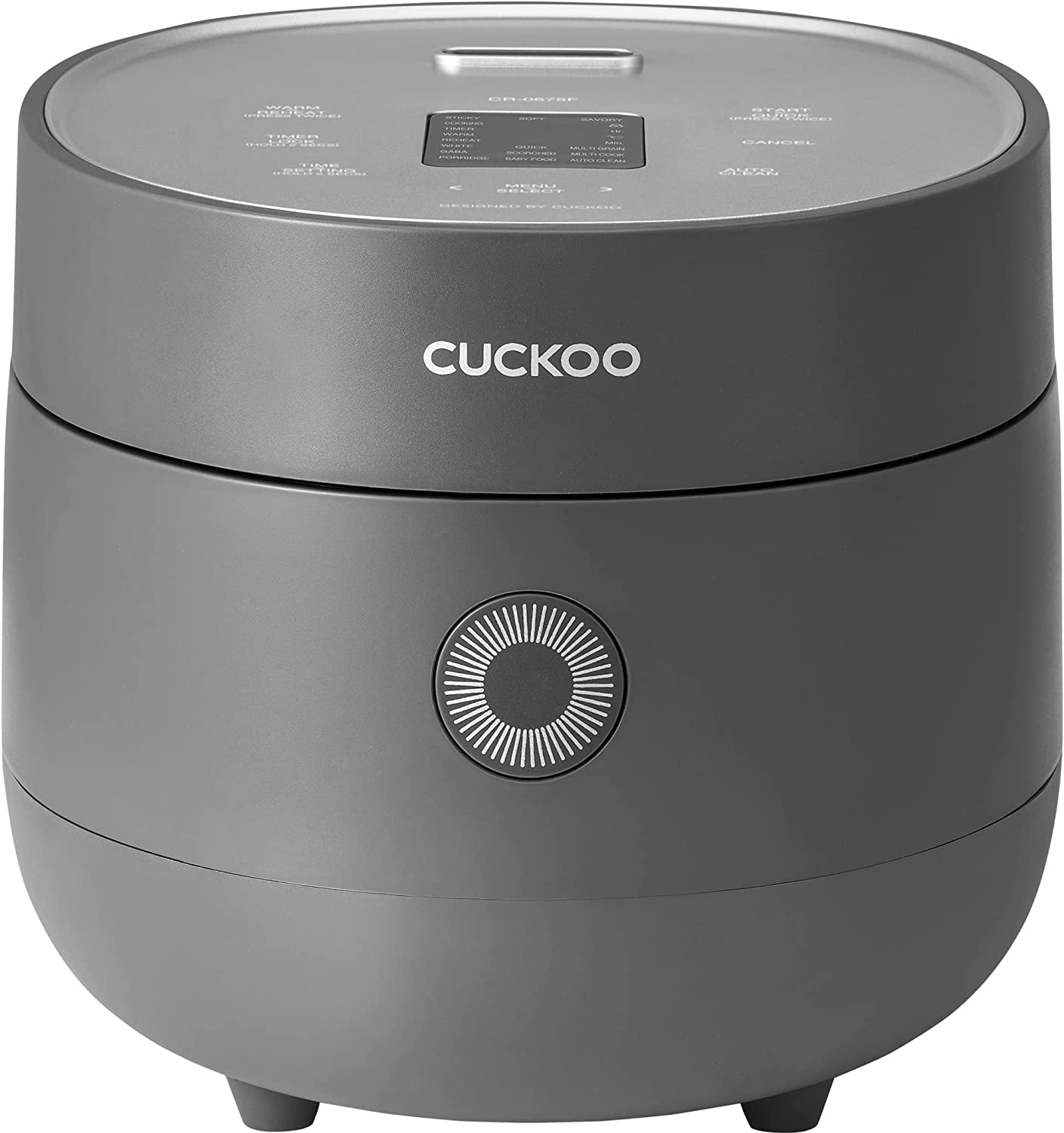 CUCKOO CR-0675F, 6-Cup (Uncooked) Micom Rice Cooker, 13 Menu Options:  Quinoa, Oatmeal, Brown Rice & More, Touch-Screen, Nonstick Inner Pot