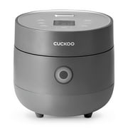 CUCKOO Micom Rice Cooker 6-Cup Uncooked / 12-Cup Cooked with Nonstick Inner Pot, Versatile Rice Maker with 9 Menu Options, Fuzzy Logic Technology, Auto Clean, Quick Rice Mode, Gray CR-0675FG