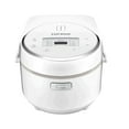 thumbnail image 1 of CUCKOO Micom Rice Cooker 8-Cup Uncooked / 16-Cup Cooked with Nonstick Inner Pot, Large Rice Maker with 11 Menu Options, Fuzzy Logic Technology, Auto Clean Mode, LCD Display, White (CR-0810F), 1 of 8