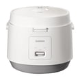 thumbnail image 1 of CUCKOO Basic Rice Cooker 10-Cup Uncooked / 20-Cup Cooked, Large Rice Maker and Warmer with Nonstick Inner Pot, Easy to Use with Auto Keep Warm, Includes Steam Tray, White (CR-1095), 1 of 6